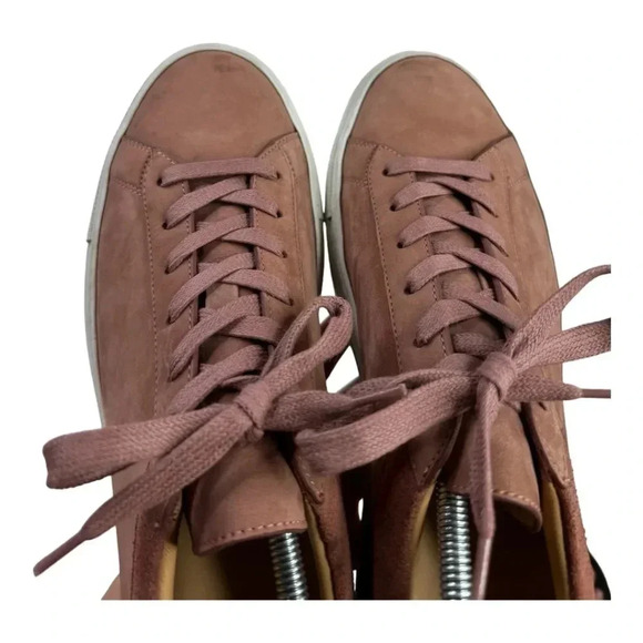 KOIO Capri Suede Leather Low Top Sneakers Clay Red - Picture 8 of 12